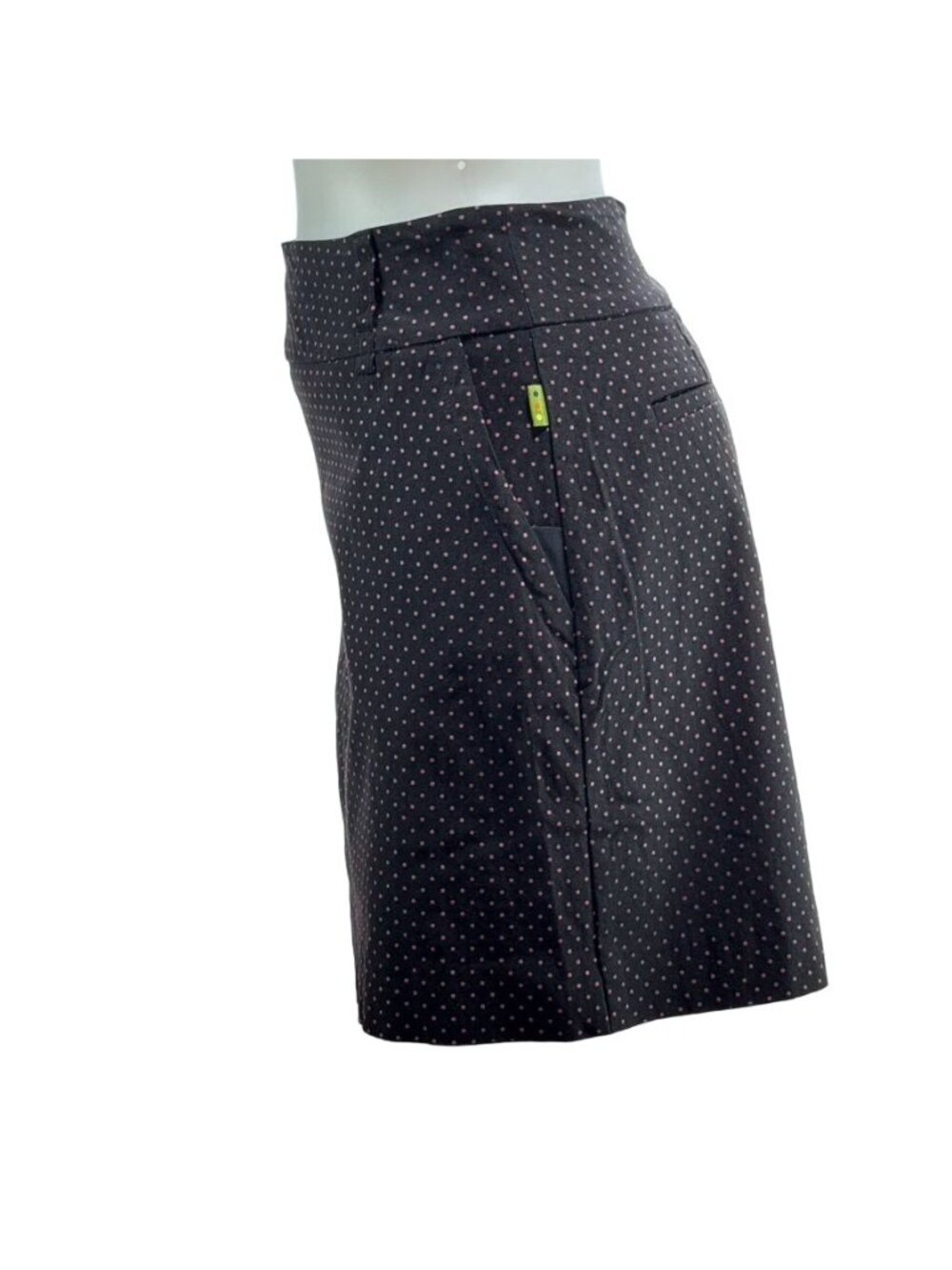 SWING Women's Skort Polka Dot Pull On Banded Waist Active Wear Stretch Size 10 - Picture 2 of 9